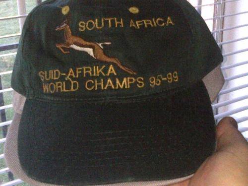 COLLECTORS ITEM - 1995 RUGBY WORLDCUP CHAMPIONS CAP