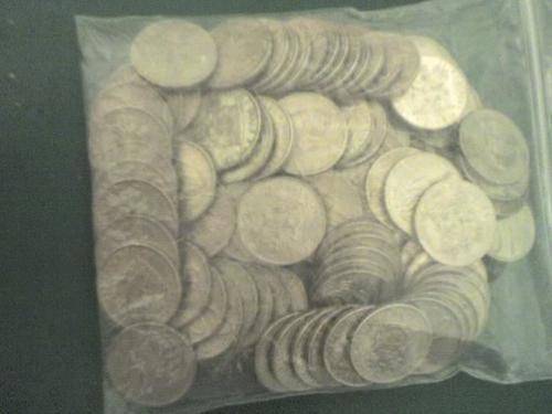 Lot of 100 top quality nickel 10c mixed dates from 1965 to 1989