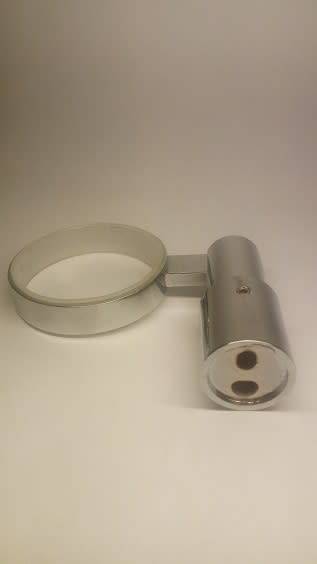 SOAP DISPENSER. BATHROOM WALL