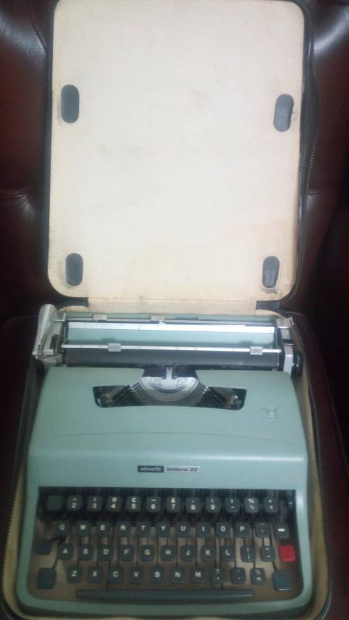 Old Olivetti Type Writer (Lot of 2)  - (Made In Barcelona Olivetti Plant in Spain)