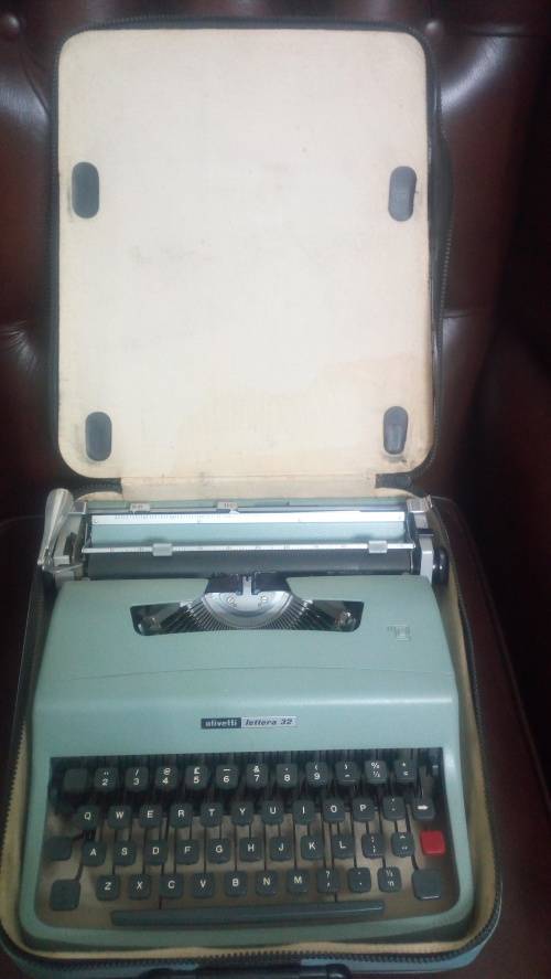 Old Olivetti Type Writer (Lot of 2)  - (Made In Barcelona Olivetti Plant in Spain)