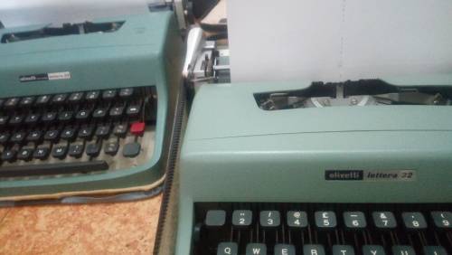 Old Olivetti Type Writer (Lot of 2)  - (Made In Barcelona Olivetti Plant in Spain)
