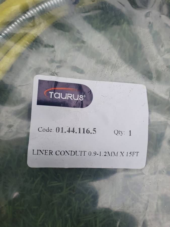 Taurus Welding Liner Conduits (0.9-1.2mm x 15Ft)