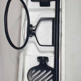Luxury Bathroom Set. Soap Holder, Towel Rail & Holder (BID PER BOX!!!