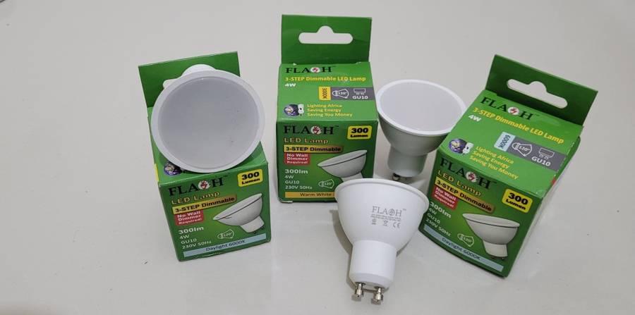 3-Step DIMMABLE FLASH 4w LED Downlights GU 10 (BID PER LOT)!!