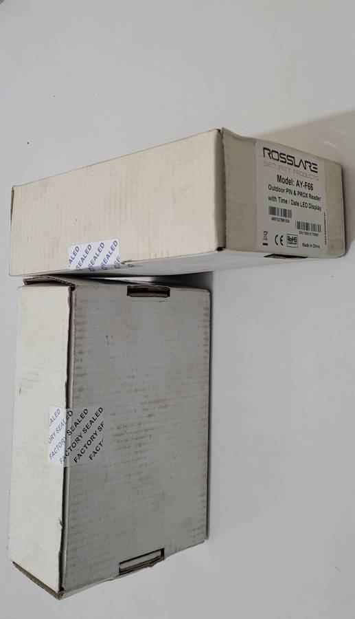SEALED...ROSSLARE AY-F66 Outdoor Pin & Proximity Reader With Time/Date LED Display    (LAST ONE)!!!