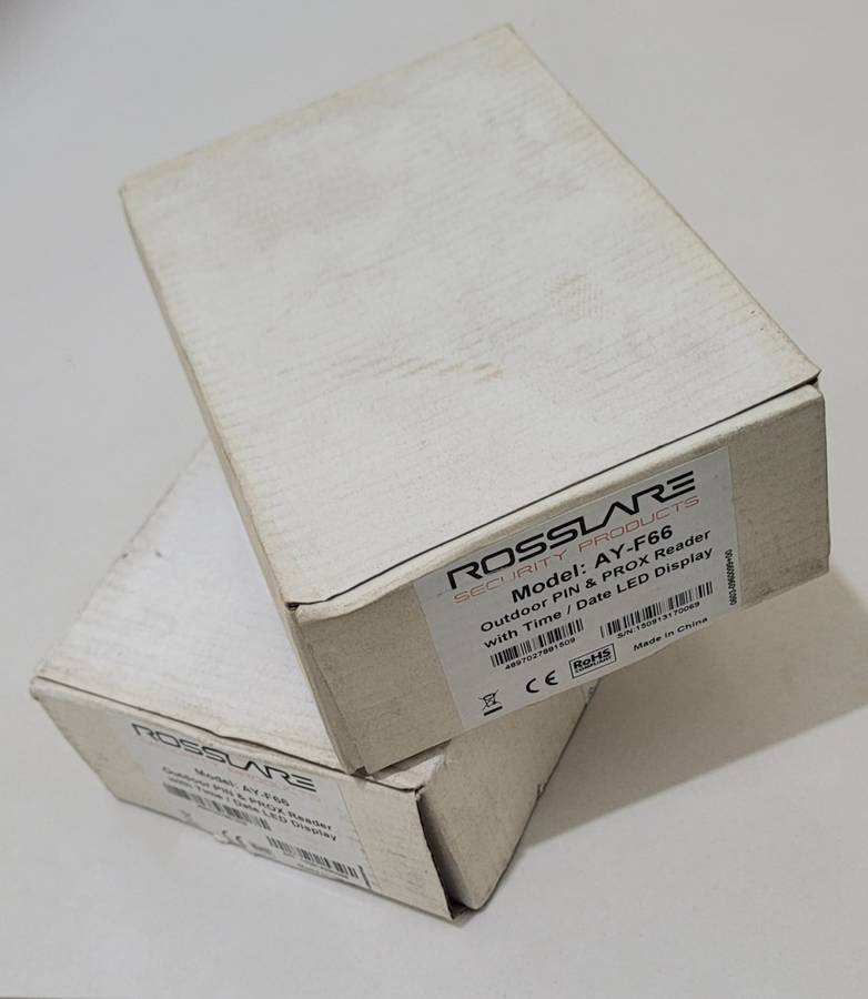SEALED...ROSSLARE AY-F66 Outdoor Pin & Proximity Reader With Time/Date LED Display    (LAST ONE)!!!