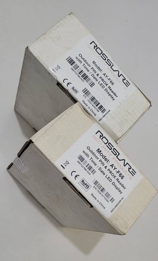 SEALED...ROSSLARE AY-F66 Outdoor Pin & Proximity Reader With Time/Date LED Display    (LAST ONE)!!!