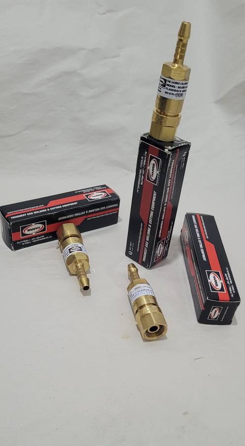 High-Quality HARRIS 3/8" Flashback Flame Arrestor. 20 Bar (SA1881 GBR8).  Bid Per Piece