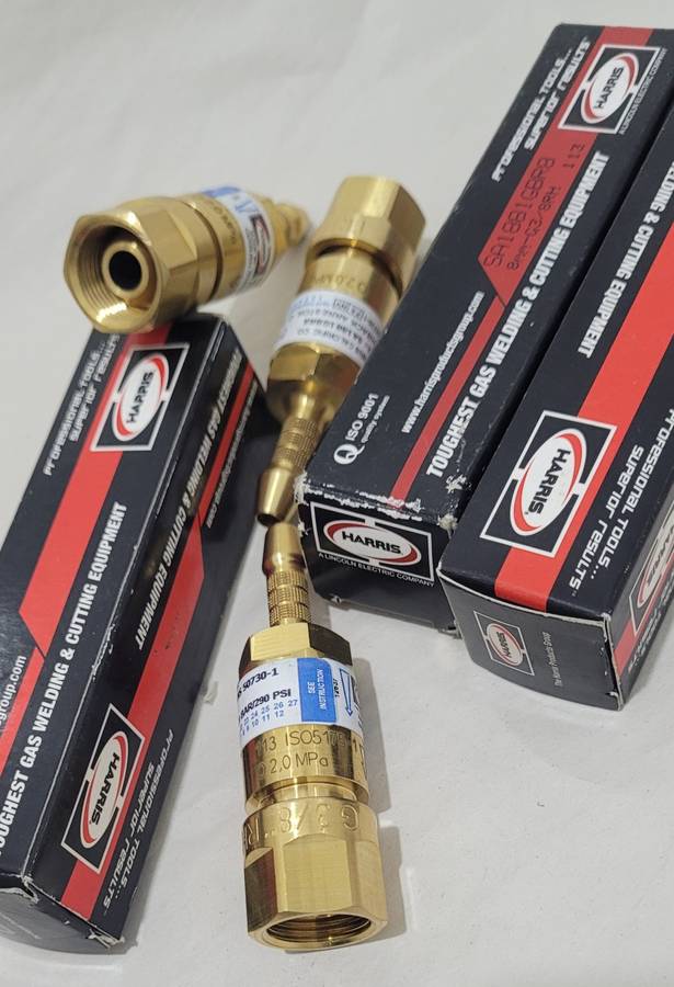 High-Quality HARRIS 3/8" Flashback Flame Arrestor. 20 Bar (SA1881 GBR8).  Bid Per Piece