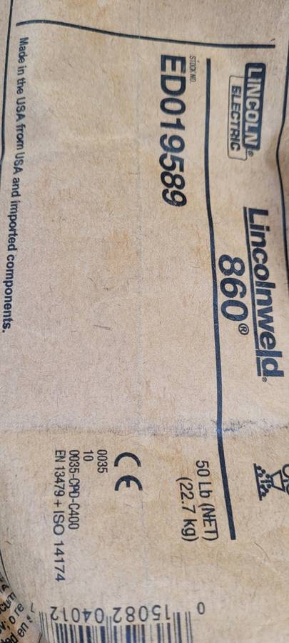 Lincolnweld 860 Submerged Arc Welding Flux 22.7Kg Bag