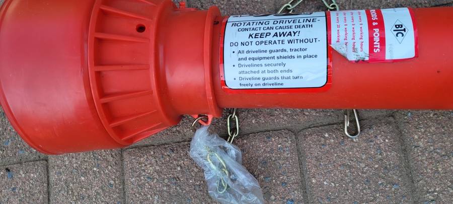 Universal Slasher Impliment PTO Safety Shield BARE-CO. AFT 301-15