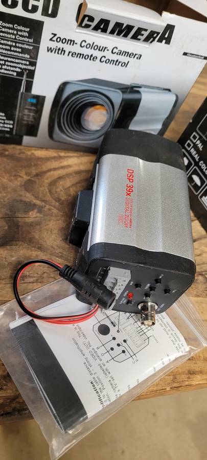 LAST ONE...CCD 39X Zoom-Colour Camera (BID PER PIECE)