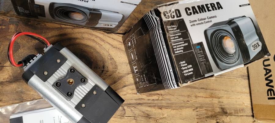LAST ONE...CCD 39X Zoom-Colour Camera (BID PER PIECE)