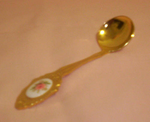 Eetrite 24 Carat Gold Plated Sugar Spoon