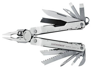 Leatherman Supertool 300 with Leatherman nylon pouch