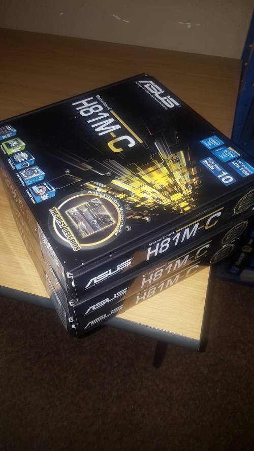 3×Asus h81 boards