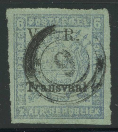 Transvaal SG 121 6d.Used.