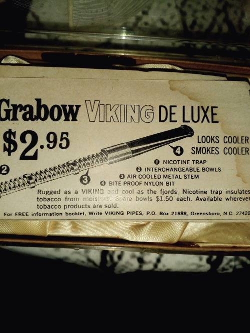 Dr Grabow Viking Delux smoking pipe