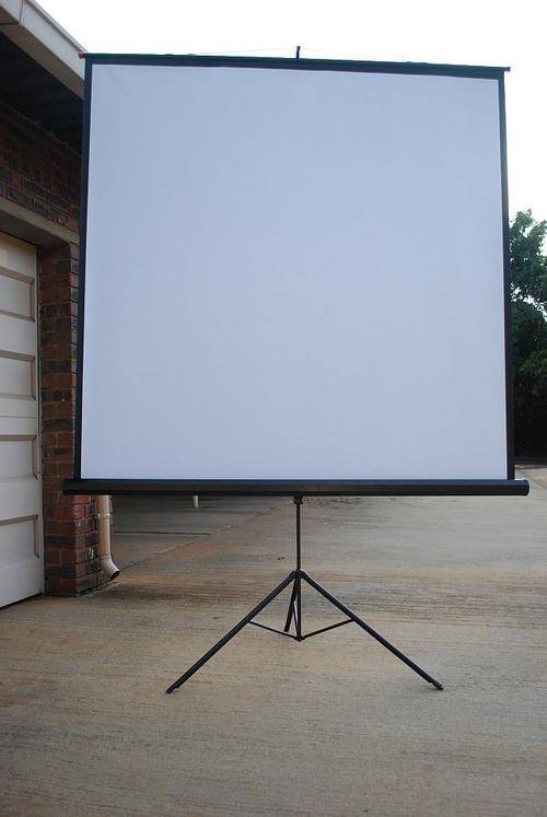 Projector screen on Tripod 1800 x 1800