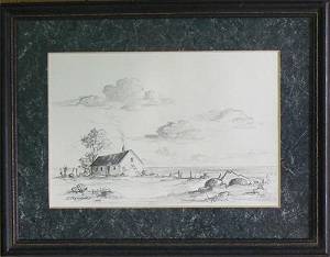 Original J van Rensburg Pencil Drawing