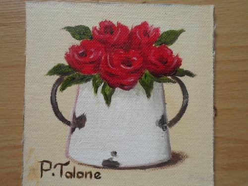 Original P Talane, oil on canvas. 120 X 120mm