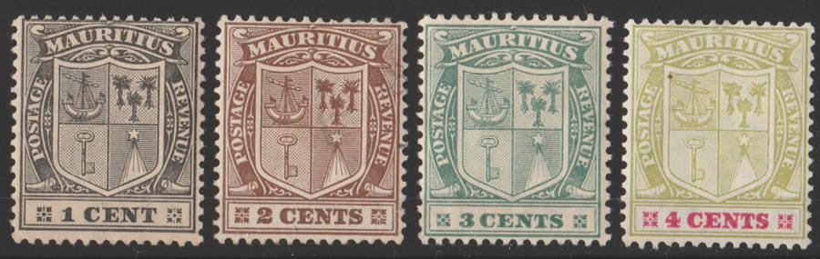 1910 Mauritius Arms Complete Set of 15.
