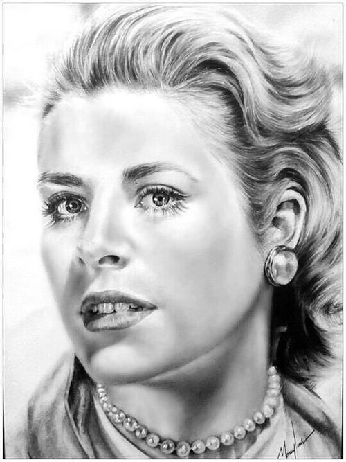 portait of Grace Kelly