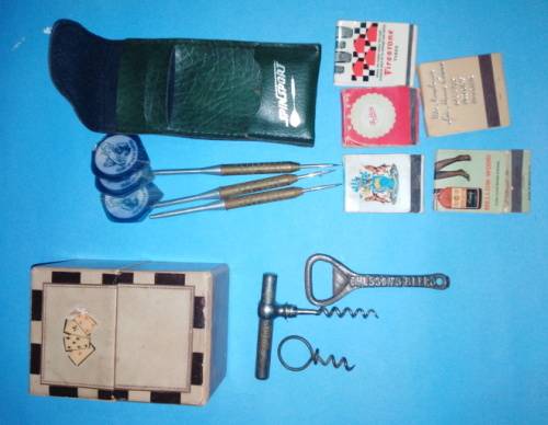 Collection of  Vintage Corkscrews and Other Bar/Smoking Accessories