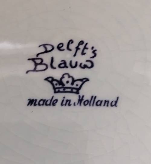 Vintage Delft plate