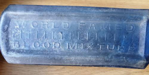 Vintage bottles: Woodward Nottingham and Lincoln and Clarkes Bloodmix