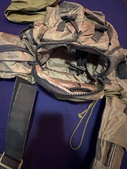 SA SPECIAL FORCES  RECCE Combat Rig, with Camillus Combat Knife and Compass (Read Description)