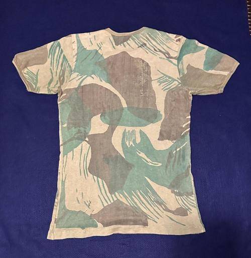 Original Rhodesian Camo T-Shirt with ARMY emblem on Chest