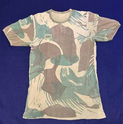 Original Rhodesian Camo T-Shirt with ARMY emblem on Chest