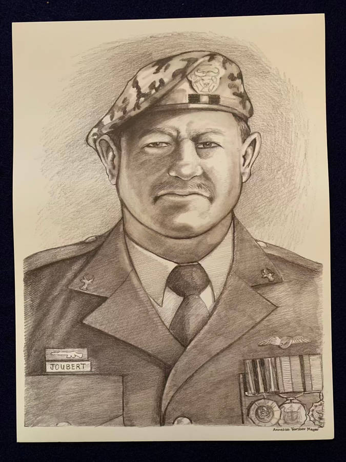 32 Bn Regimental Sergeant Major Collection - 1976 to 1993 - Medallions and Sketches (1 of 32 Exist)