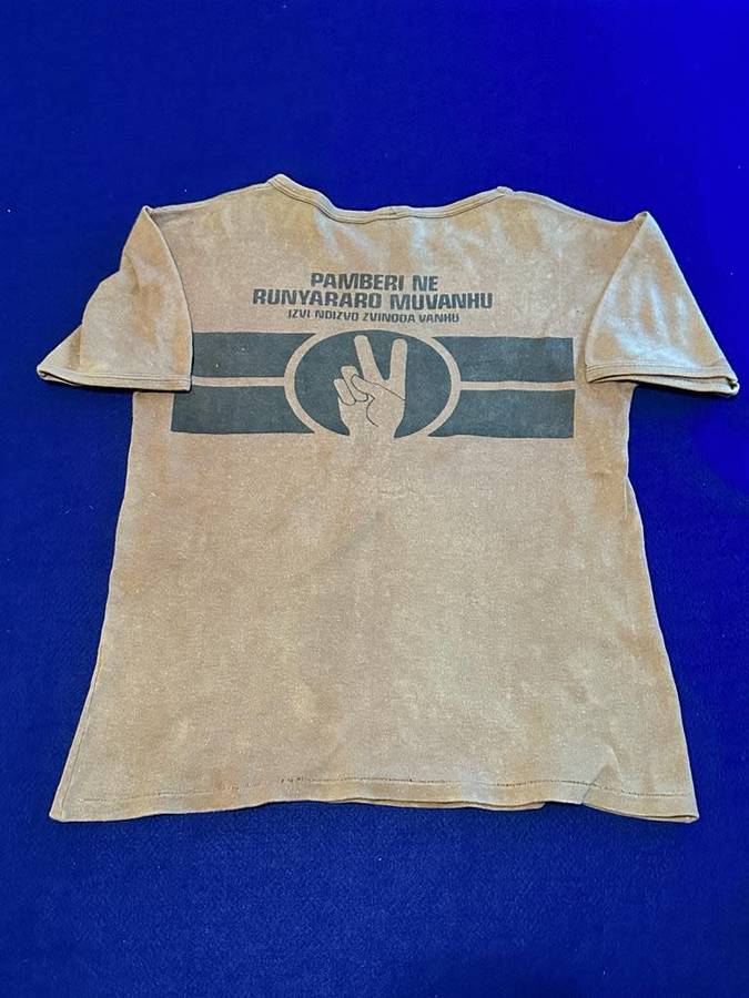 Rhodesian PFUMO REVANHU Auxiliary Security Forces T-Shirt - Size Large