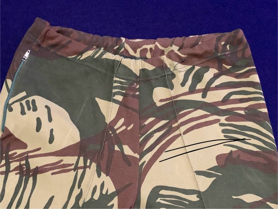 Rare RHODESIAN Camoflage 2 Piece Tracksuit - Condition As Issued, Made by Sprinter, Size M