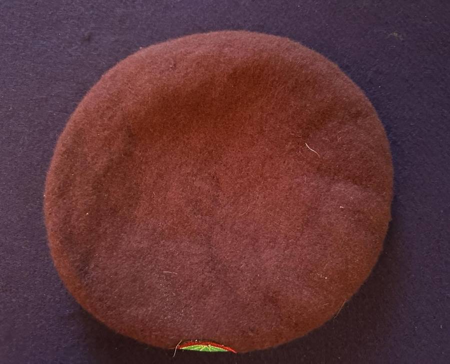 SA Army Parachute Regiment Beret - Year 1997, Size 55, Manufacturer Natal Beret