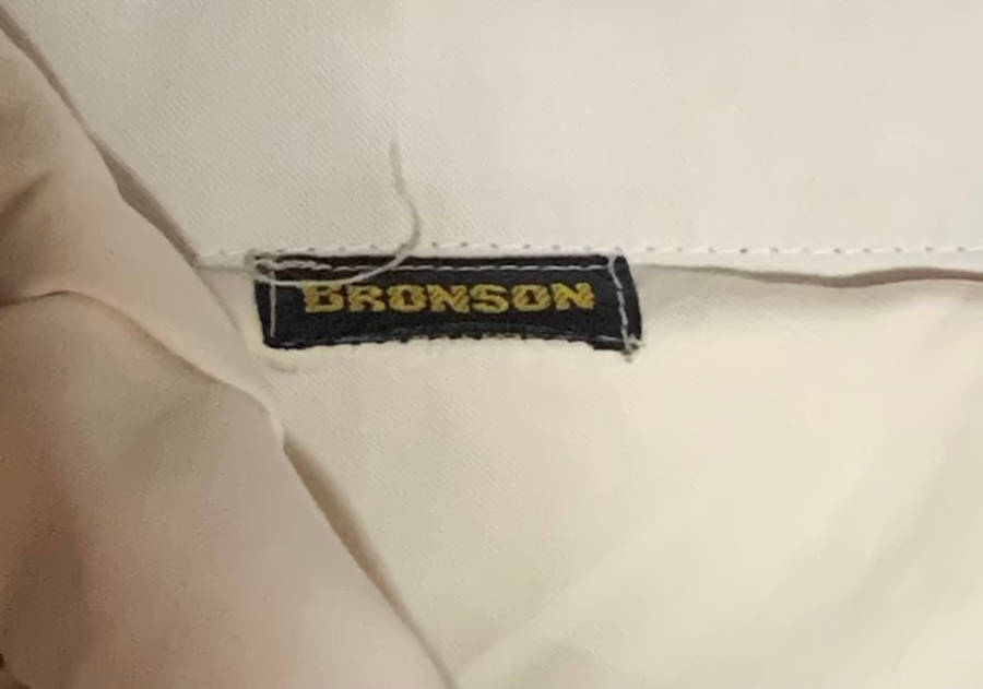 RHODESIAN Long Trousers `Sands` worn by other Units - Period Piece Worn - Label Bronson