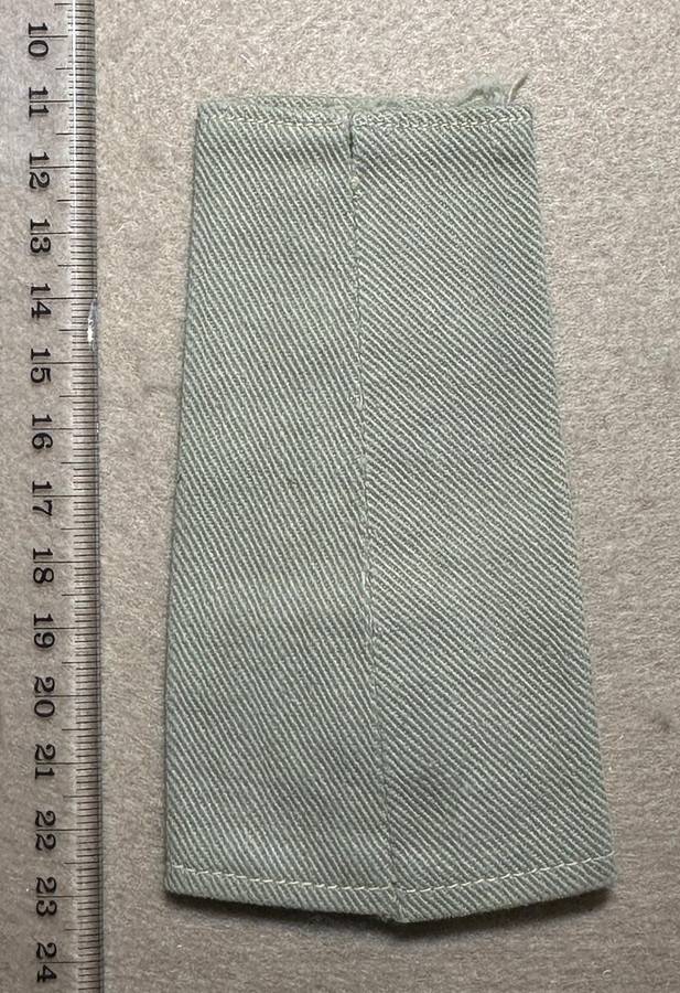 Rhodesian Forces - SINGLE MAJOR RANK BOARDS/SLIP ONS WW2 - RED CROWN BACKING