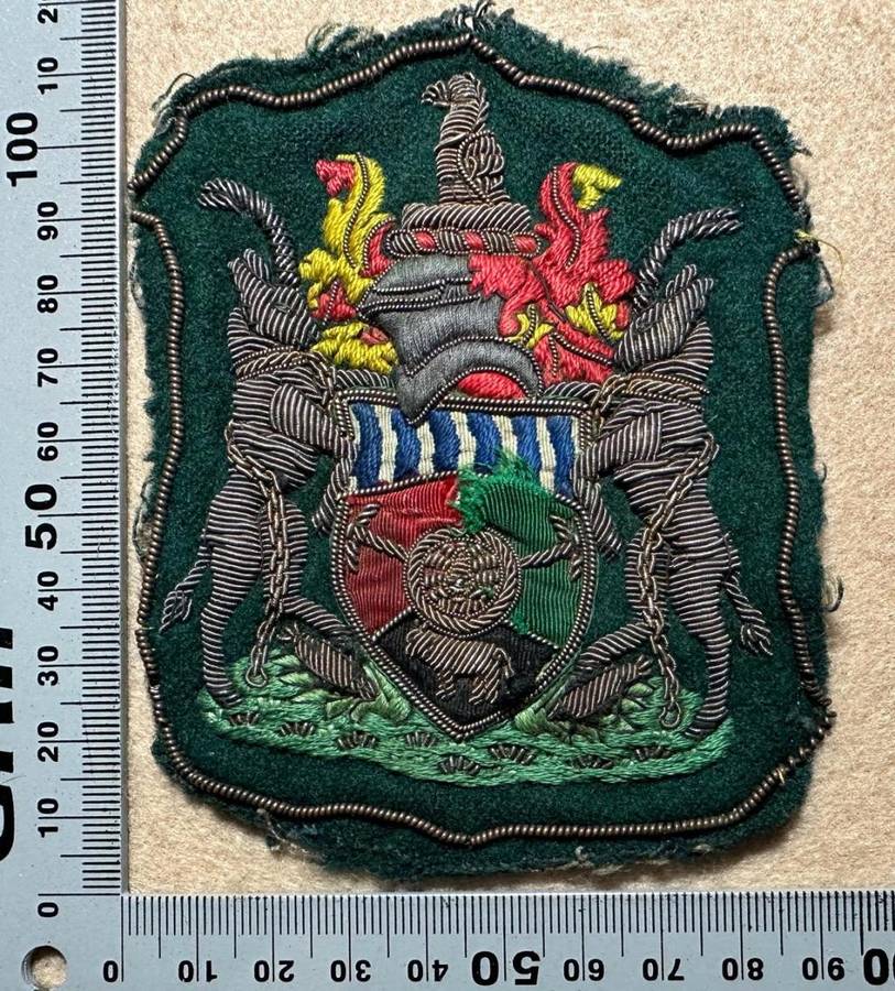 Rhodesian Railways - RHODESIAN AFRICAN WORKERS UNION BLAZER BADGE COTTON