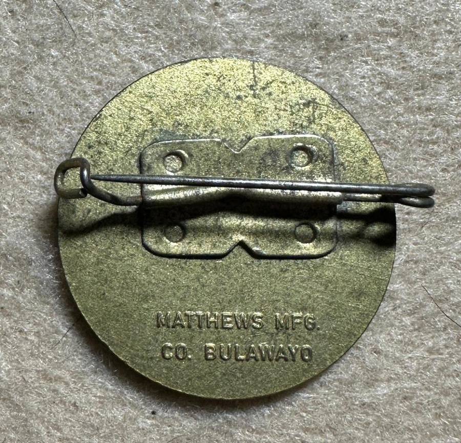 Rhodesian City Councils - CITY OF BULAWAYO BROOCHES VARIANT, by MATTHEWS MFG, BULAWAYO