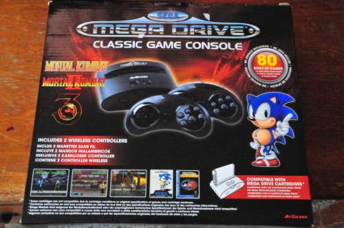 SEGA MEGA DRIVE CLASSIC GAME CONSOLE WITH 80 GAMES