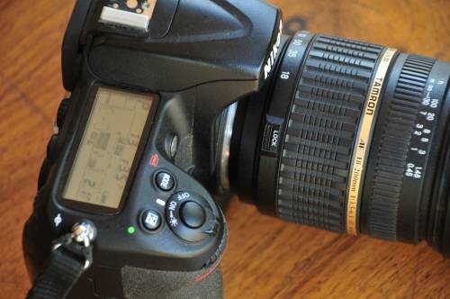 Nikon D300 with 18-200 Tamron lens included