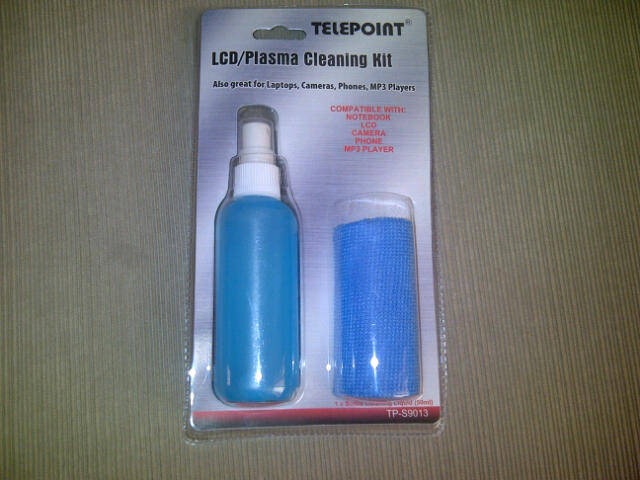 ***Telepoint LCD/Plasma Cleaning Kit***Cleaning solution + Microfibre cloth included***