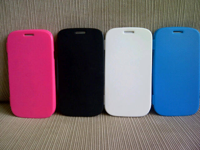 *Samsung S3 Cover*Ultra Slim Flip Case**White, Pink, Blue**FREE SCREEN PROTECTOR**BRAND NEW**