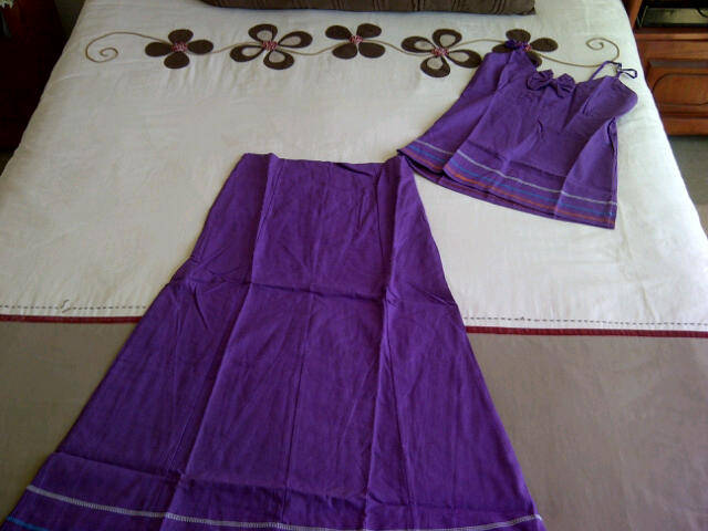 ***Beautiful Ladies 2 pc Linen Like Top & Skirt***Great Quality Item***BRAND NEW***