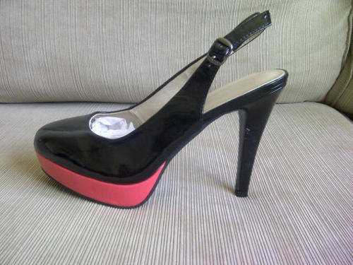***Stunning Ladies Black/Pink Leather look High Heels***Size 5, 6, 7, 8***BEAUTIFUL***BRAND NEW***