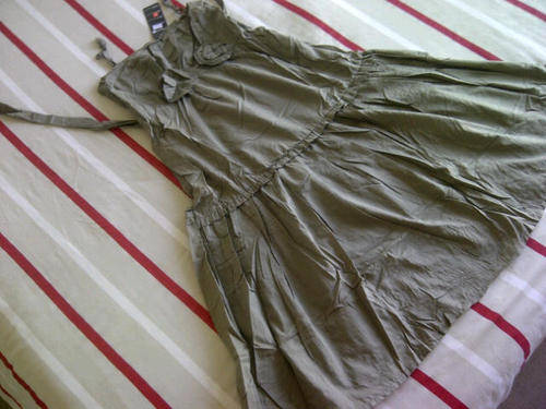***Cute Ladies Green Summer Strap/Boob Tube Dress**Great Summer Dress**L ONLY**BRAND NEW**