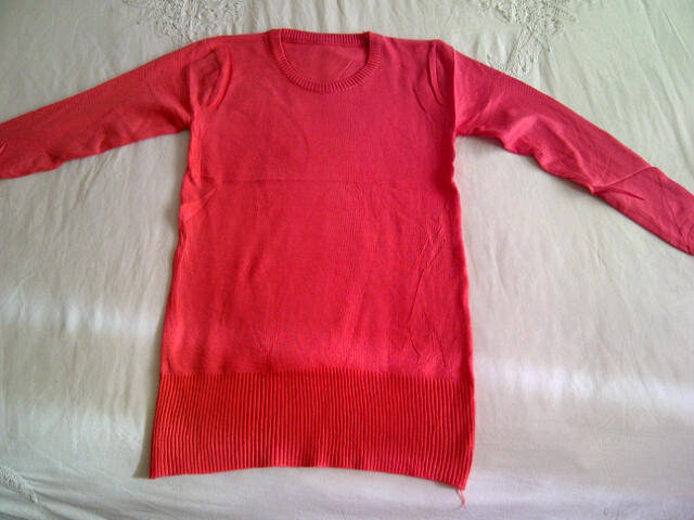 ***Cute Ladies Round Neck Jersey***PINK**ONE SIZE FITS ALL**BRAND NEW***